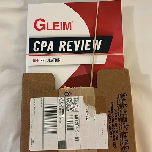 Gleim CPA Review Regulation Exam prep book - Picture 1 of 3